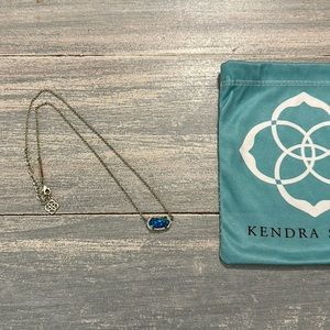Kendra Scott Elisa Iridescent Blue necklace